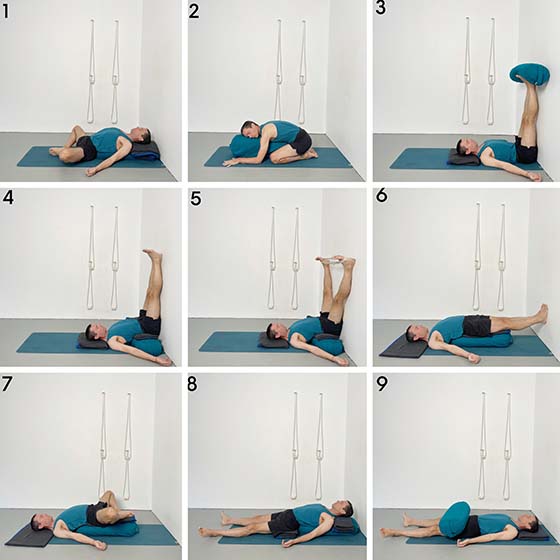 nine poses for deep relaxation