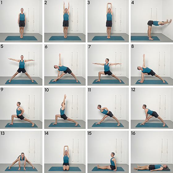 At Home Yoga for Beginners.