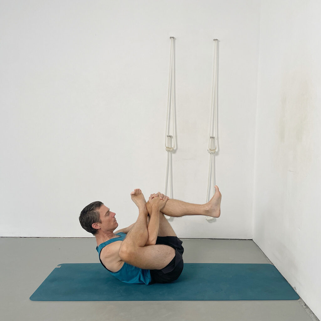 Reclining Figure Four Pose (Supine Piriformis Stretch)