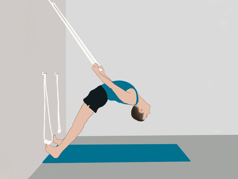 Yoga Inversion Ropes Iyengar Yoga Wall Ropes | Yoga Selection