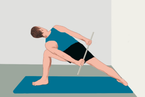 yoga with dowelling