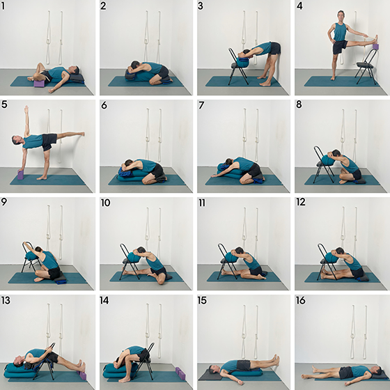 restorative and forward bends
