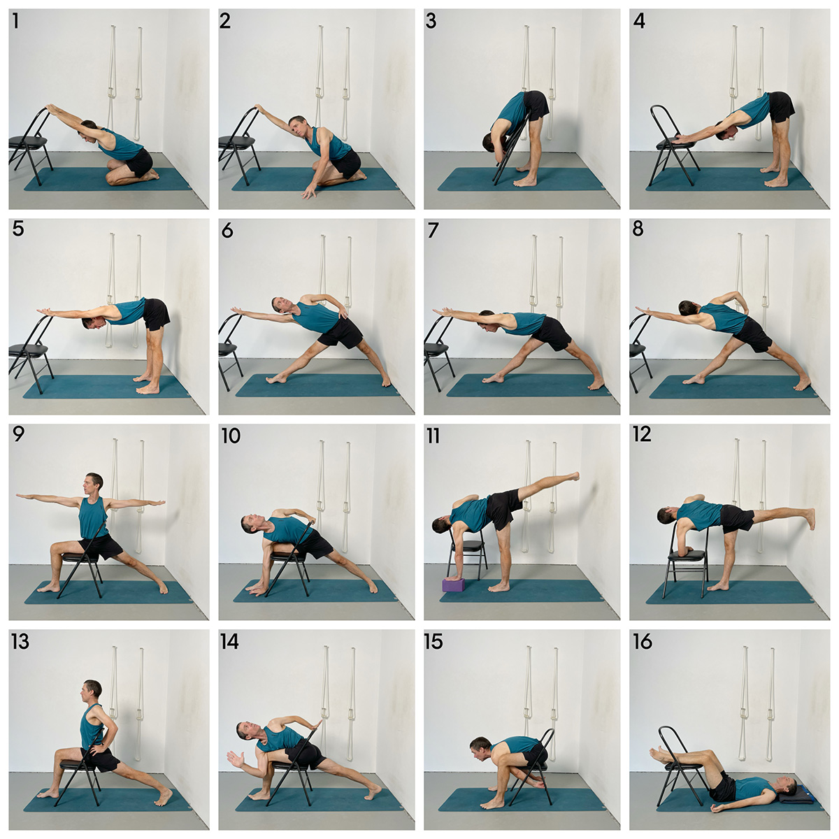 Improve Standing Poses with a Yoga Chair