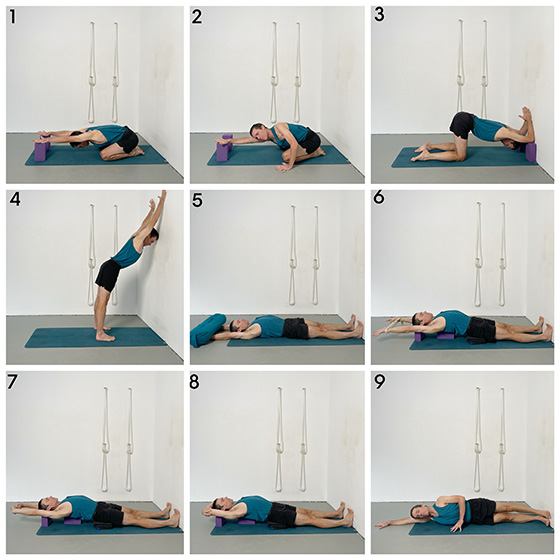 nine shoulder opening poses