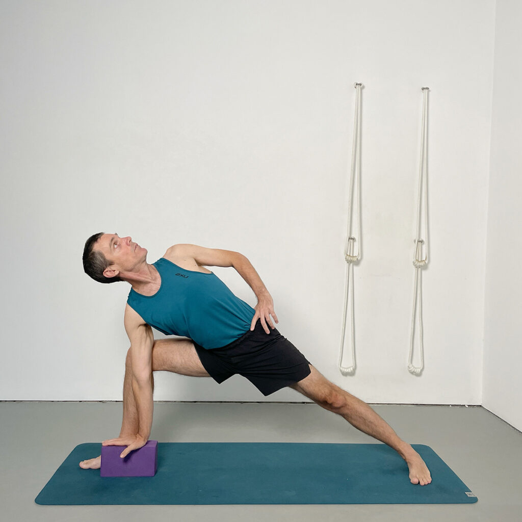 parsvakonasana preparation Iyengar yoga for beginners sequence