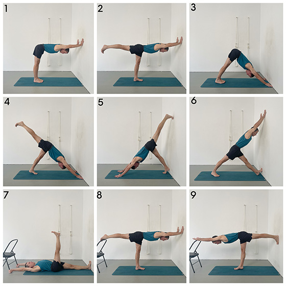 virabhadrasana III variations