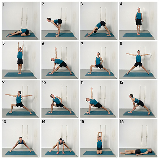 yoga sequence without yoga props