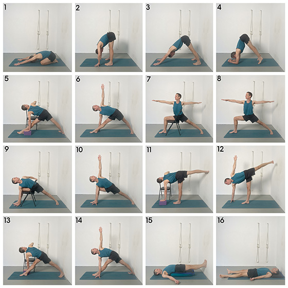 stannding poses with and without supports