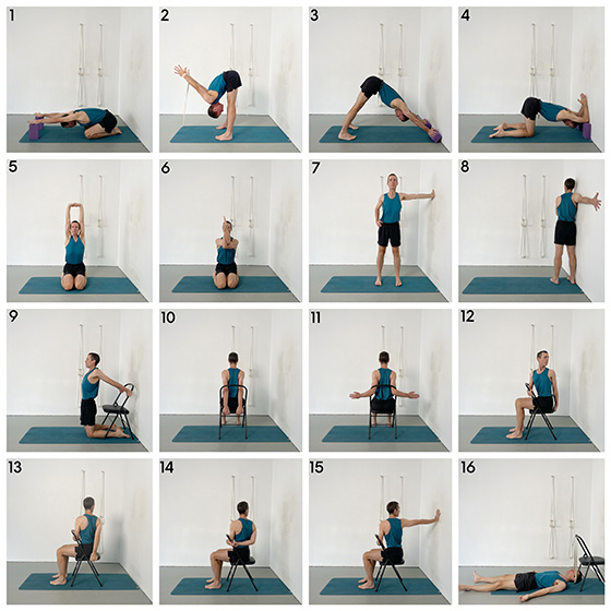 shoulders and twists