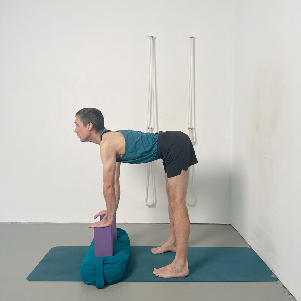 uttanasana for stiff or ageing bodies