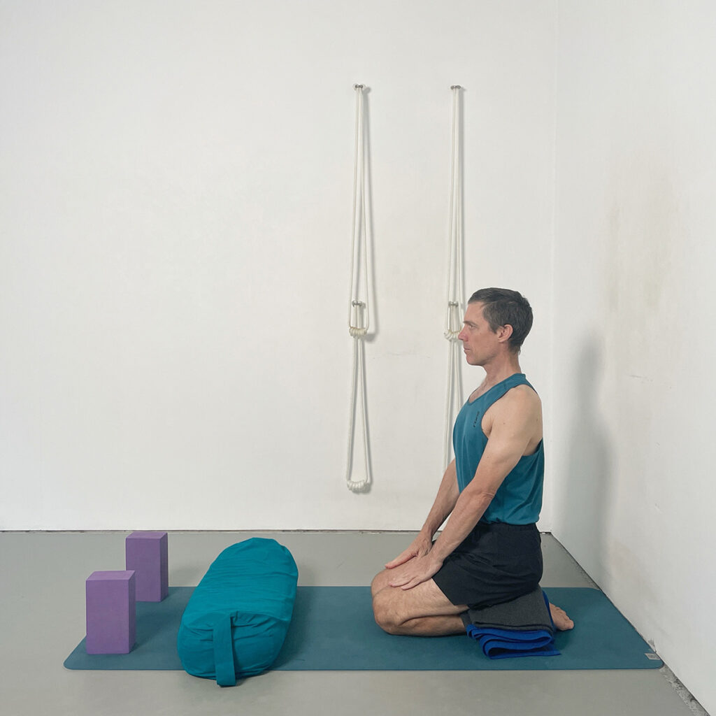 vajrasana for ageing or stiff bodies