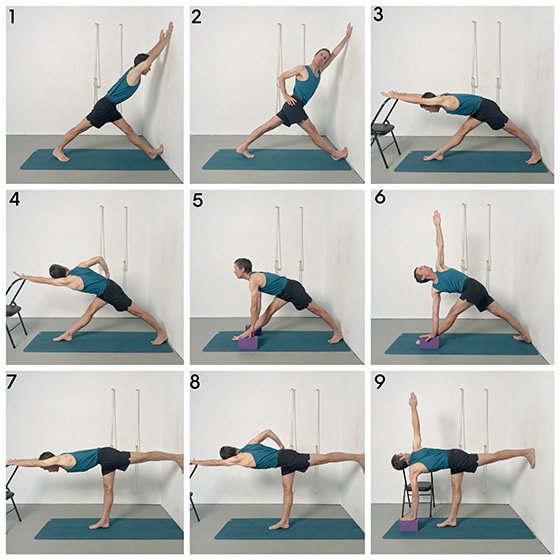 parivrtta ardha chandrasana