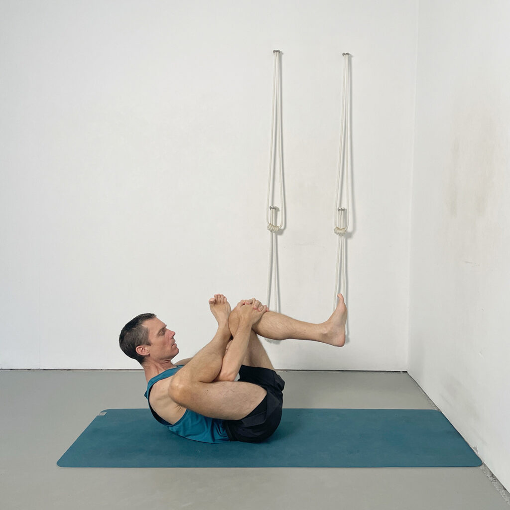 Supta Padangusthasana 4 Variation (Figure-Four Hip Release)
