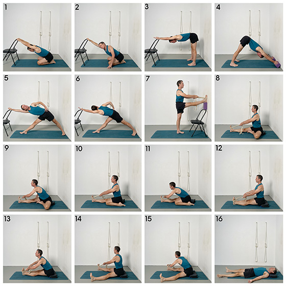 seated poses and forward bends