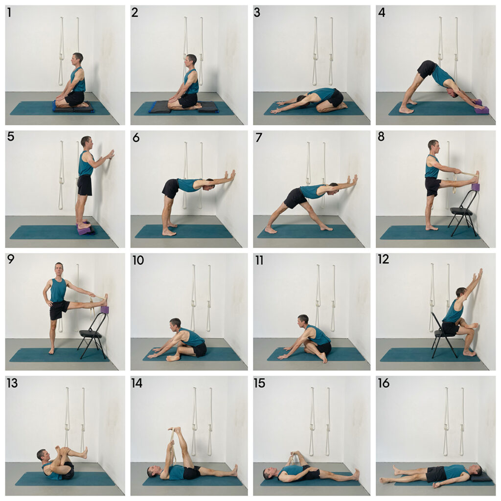 yoga for leg and hip flexibility sequence