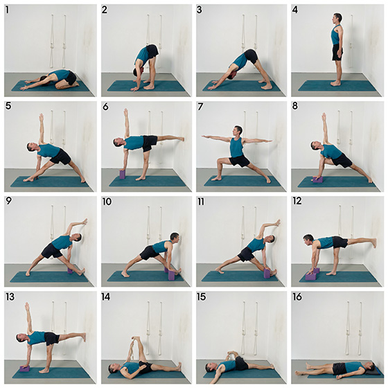 Standing Poses For Posture, balance and spinal mobility