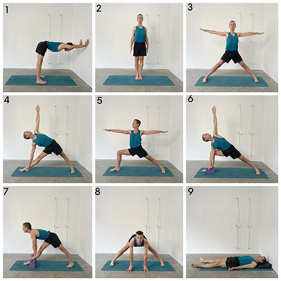 six essential standing poses