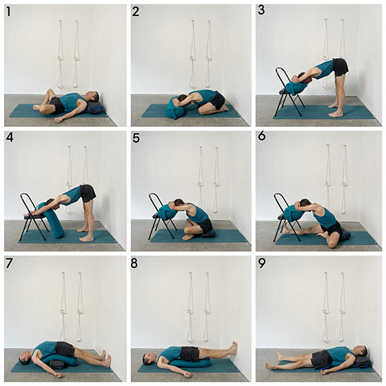restorative yoga in 40 minutes